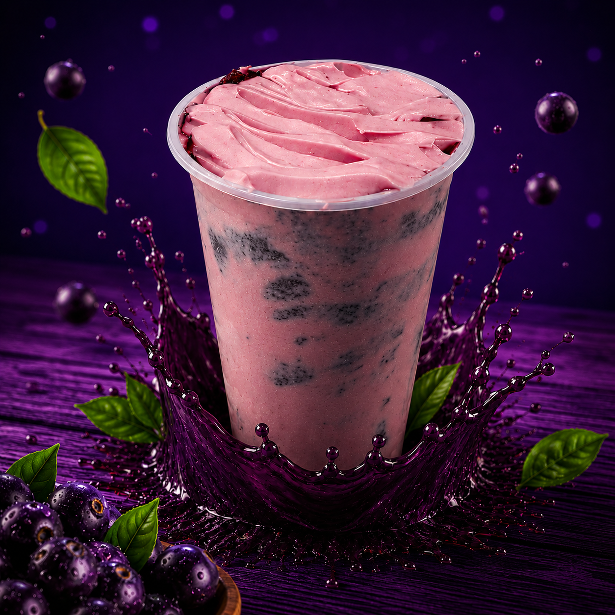 Copo Trufado Creme de Morango